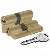 Картинка Цилиндровый механизм KALE KILIT 164 SN/90 (30+10+50) mm латунь 5 кл.
